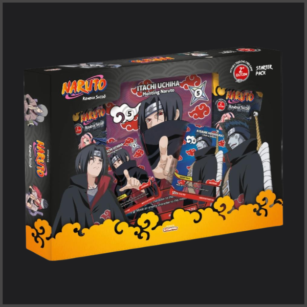 VORBESTELLUNG Naruto Mythos TCG First set 2nd Edition Special Pack Itachi & Kisame Englisch