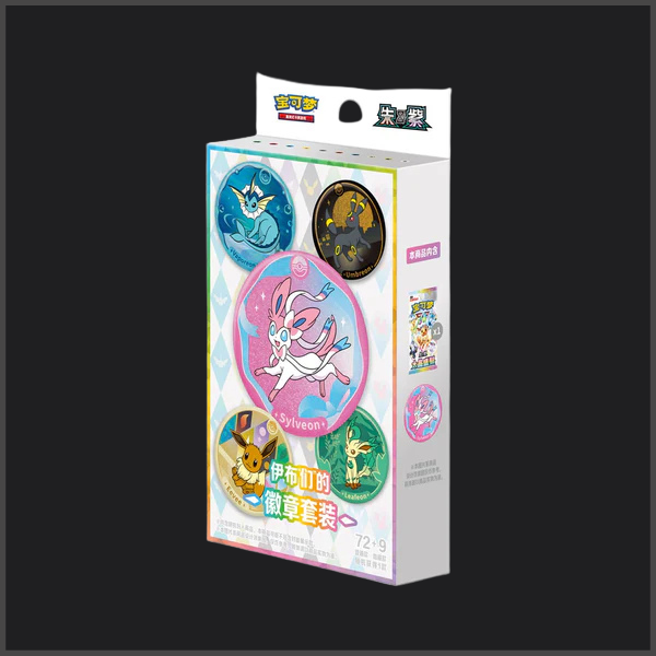 VORBESTELLUNG Pokemon Terastal Grand Gathering - Badge Set CSV9.5 Chinesisch