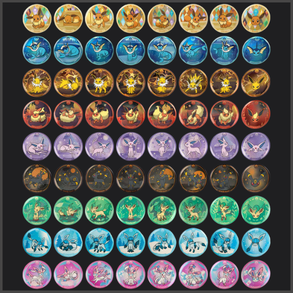 VORBESTELLUNG Pokemon Terastal Grand Gathering - Badge Set CSV9.5 Chinesisch